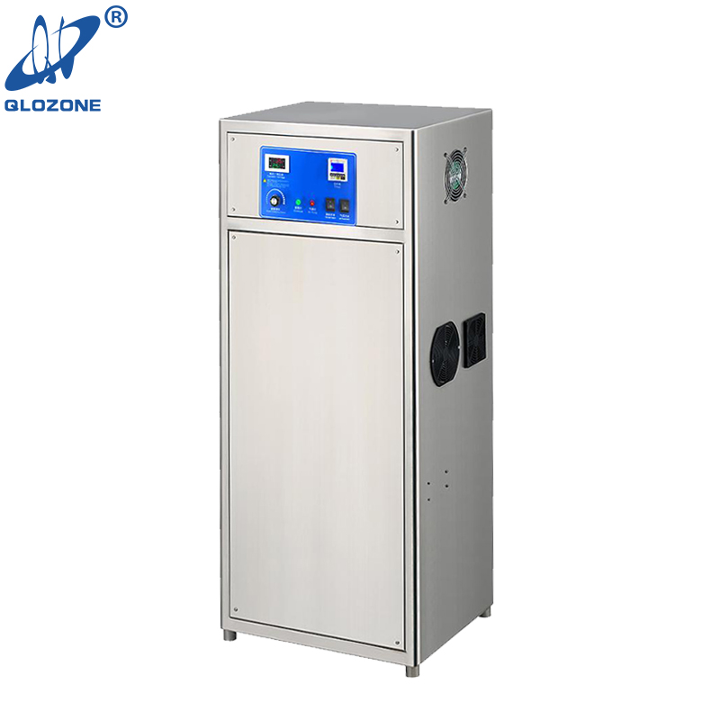 Generador de ozono de enfriamiento de agua de fuente de aire para tratamiento de aguas residuales 60 G
